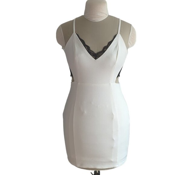 Lulu's Lace Back Mini Dress - Picture 3 of 8